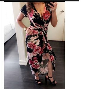 Long Summer Flower Dress